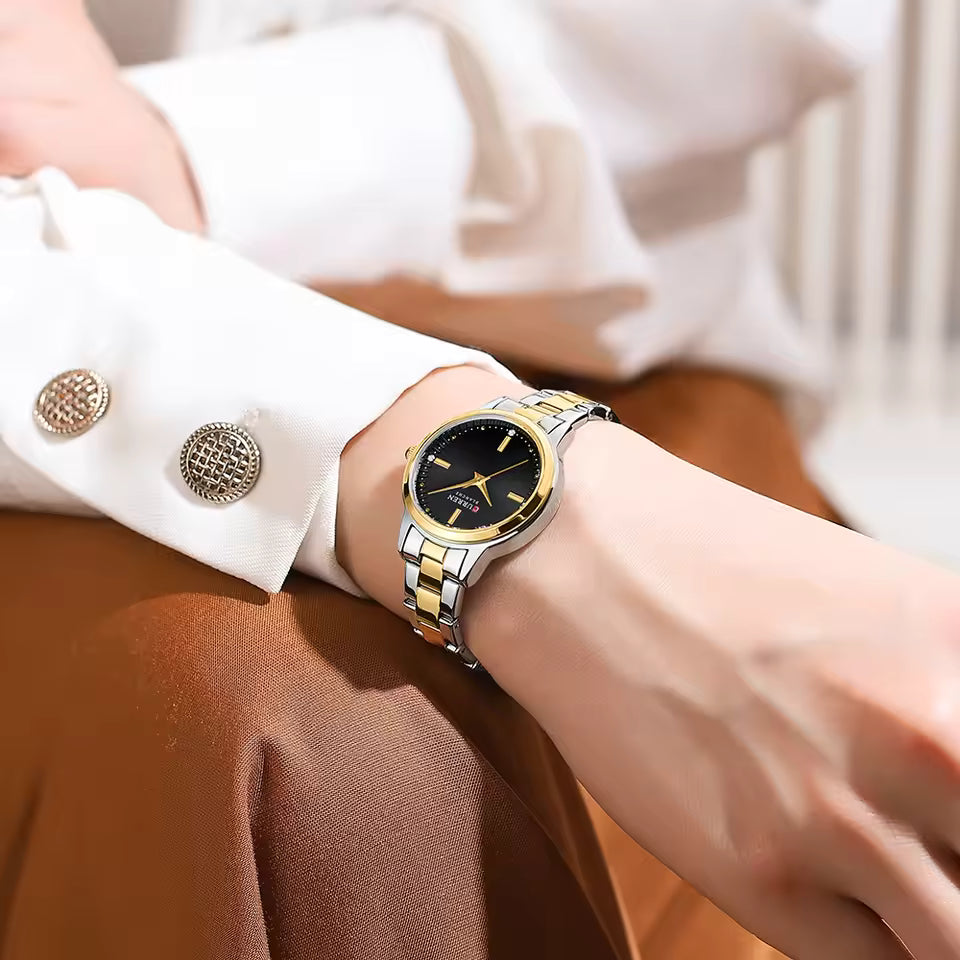 Terracotta Bronze Statement Dial Watch