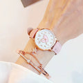 Teal Rose Contemporary Watch