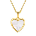 Open Heart Locket Necklace
