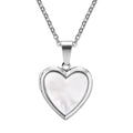 Open Heart Locket Necklace