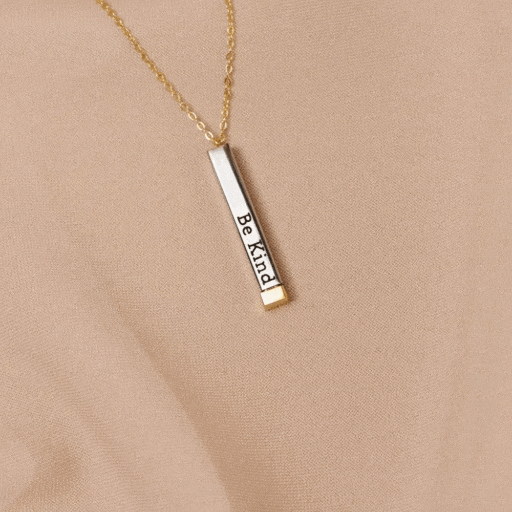 Affirmation Pendant Necklace