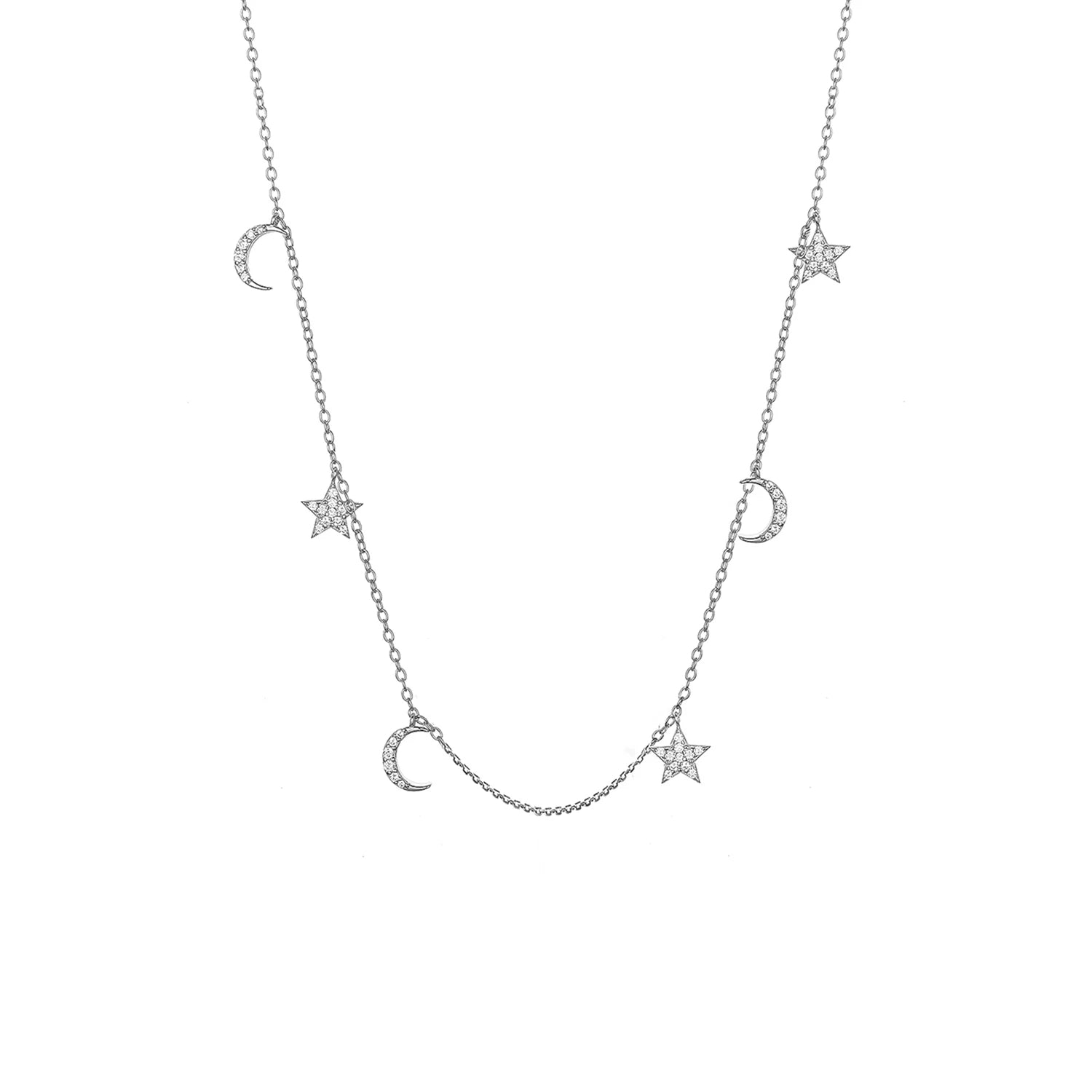 Moon & Star Necklace